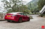 Tesla Model S 90D on Vossen Wheels (VFS-2) 2018 года (UK)